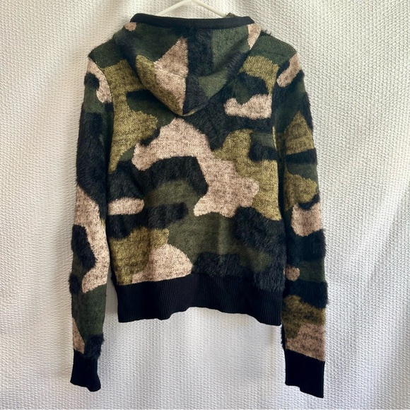 Anatomie Ciara Cozy Full Zip Hoodie 3D Green Camouflage Print Size: Small NWOT - Picture 4 of 10